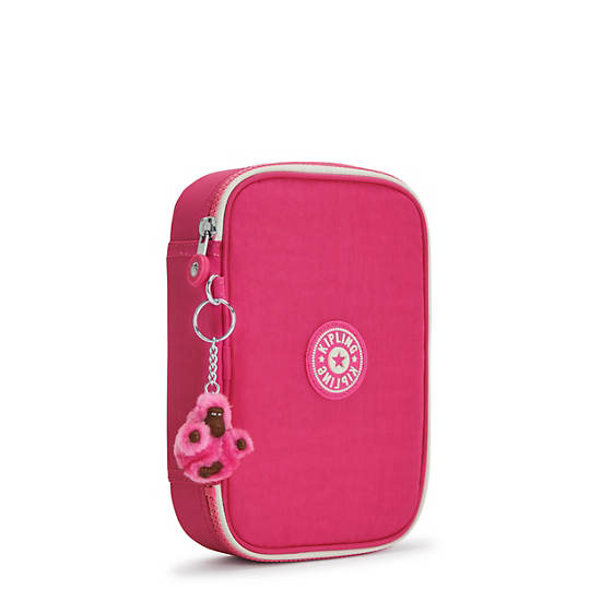 Kipling 100 Pens Classic Case Bags Fresh Pink | CA 2029VR